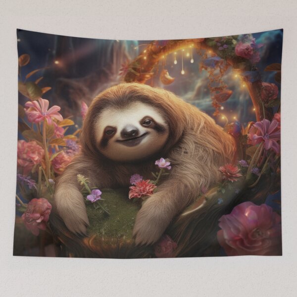 Item preview, Sloth Life - Surreal World designed and sold by Extraordinarym.