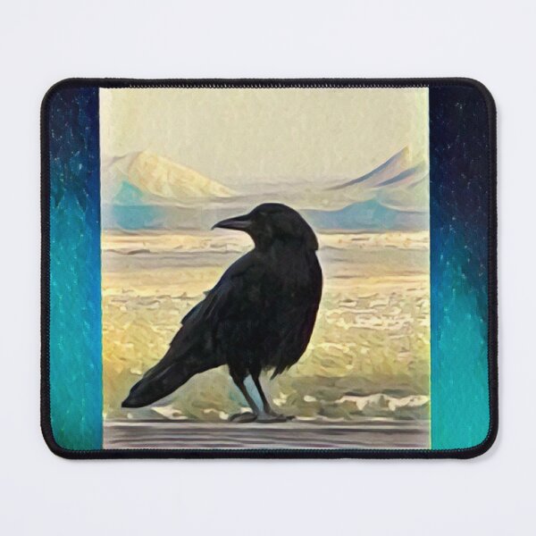 Item preview, Regal Raven with Northern Lights designed and sold by oh-bi-me.