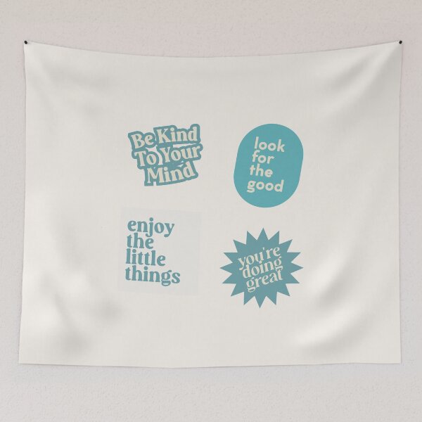 Item preview, Aesthetic Blue Stamp Sticker Pack designed and sold by danielalorenzo.
