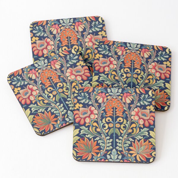 Item preview, William Morris Inspired Fall Florals  designed and sold by Tamas Das.