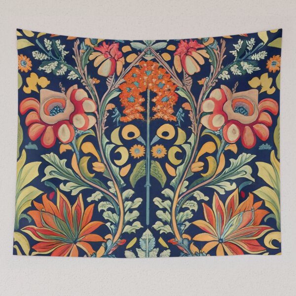 Item preview, William Morris Inspired Fall Florals  designed and sold by Tamas Das.