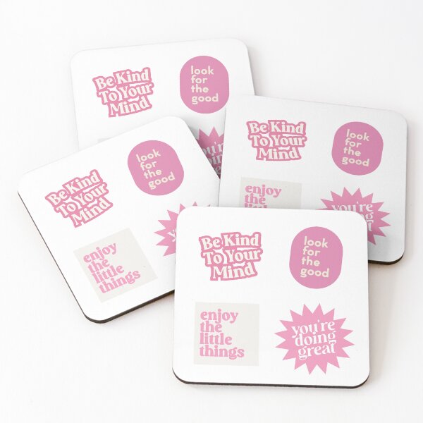 Item preview, Aesthetic Hot Pink Pastel Stamp Sticker Pack designed and sold by danielalorenzo.