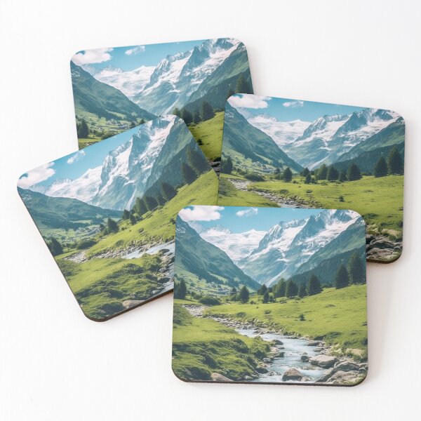 Item preview, Small river high in the in the mountains designed and sold by MiraCleAI.