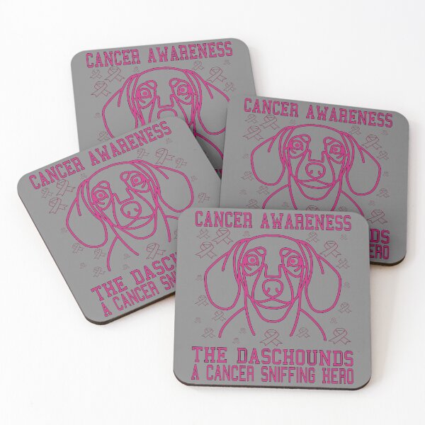 Item preview, CANCER AWARENESS DASHOUNDS A CANCER SNIFFING HERO designed and sold by Rejiboustarts.