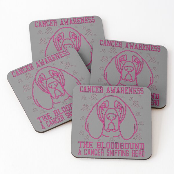 Item preview, CANCER AWARENESS BLOODHOUND A CANCER SNIFFING HERO designed and sold by Rejiboustarts.