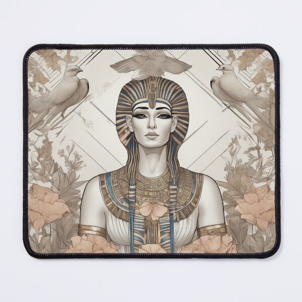 Item preview, an egyptian woman surrounded by flowers and birds designed and sold by Enga6.