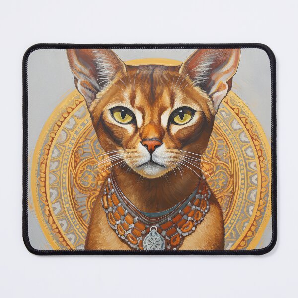 Item preview, Abyssinian Cat Portrait 01 designed and sold by Elisabeth Lucas.