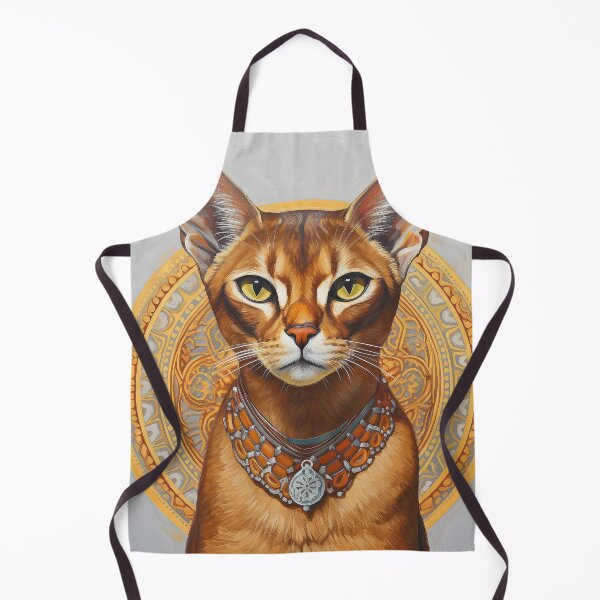 Item preview, Abyssinian Cat Portrait 01 designed and sold by Elisabeth Lucas.