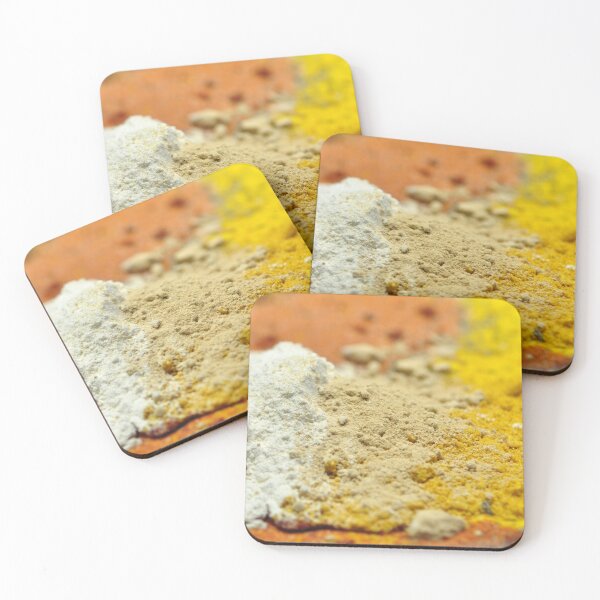 Item preview, A pile of vivd orange, brown, yellow and white spices designed and sold by IPPhotography.