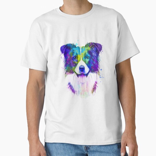 Vista previa del artículo con la obra «Acuarela de Border Collie, Pintura de Border Collie, Retrato de Border Collie, Arte de Border Collie, Ilustración de Border Collie», diseñado y vendido por RomanDigitalArt.