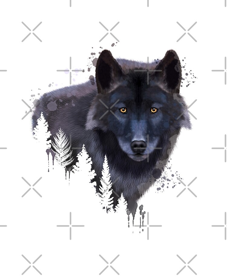 Wolf Watercolor Wolf Painting Wolf Portrait Wolf Art Wolf Illustration Ipad Case Skin By Romandigitalart Redbubble