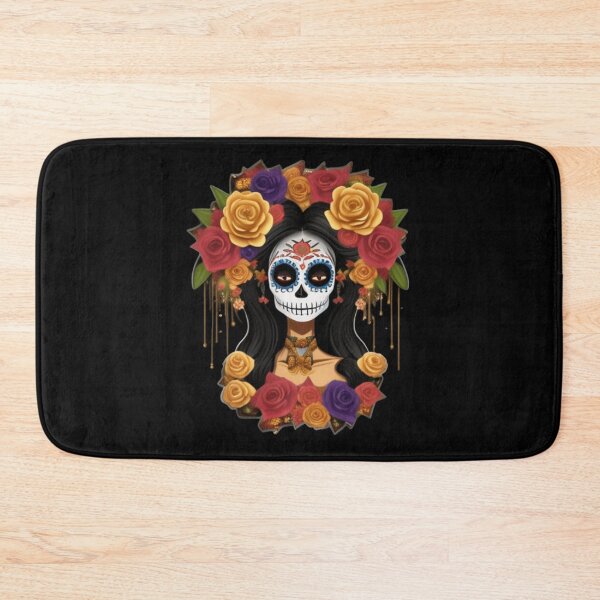 Item preview, Day of the dead sugar skull designed and sold by Roxburylane.