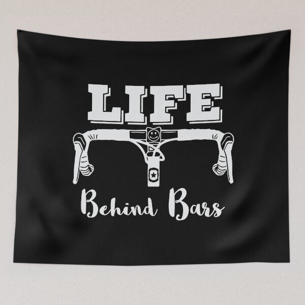 Item preview, Life Behind Bars Funny Biker Bicycle Bike  designed and sold by BUBLTEES.