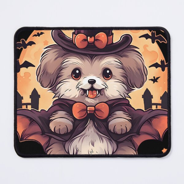 Item preview, Kawaii Halloween Vampire Yorkie puppy designed and sold by Trendy-Artistry.