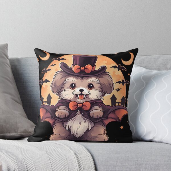 Item preview, Kawaii Halloween Vampire Yorkie puppy  designed and sold by Trendy-Artistry.
