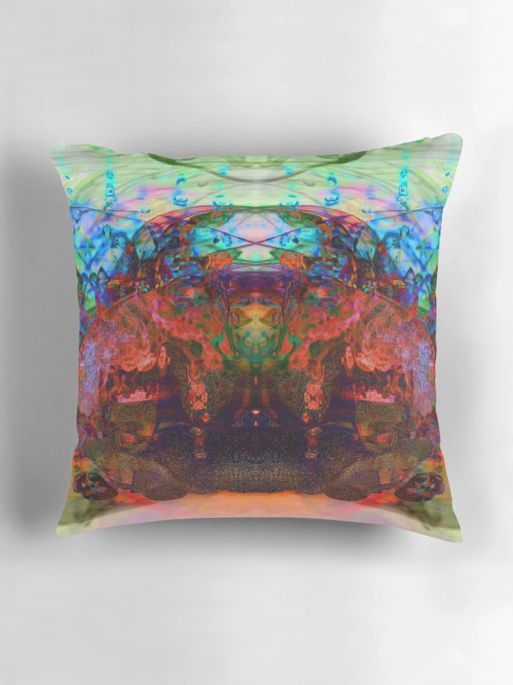 Thumbnail 3 of 4, Pillow, Red Ride designed and sold by Elizabeth Austin-Craig.