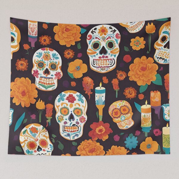 Item preview, Dia de los Muertos Celebration designed and sold by cozycozyart.