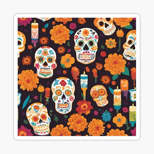 Item preview, Dia de los Muertos Celebration designed and sold by cozycozyart.