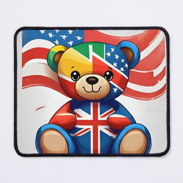 Item preview, flag bearlove cute gift best seller designed and sold by Touchdao.
