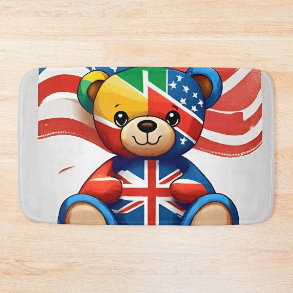 Item preview, flag bearlove cute gift best seller designed and sold by Touchdao.
