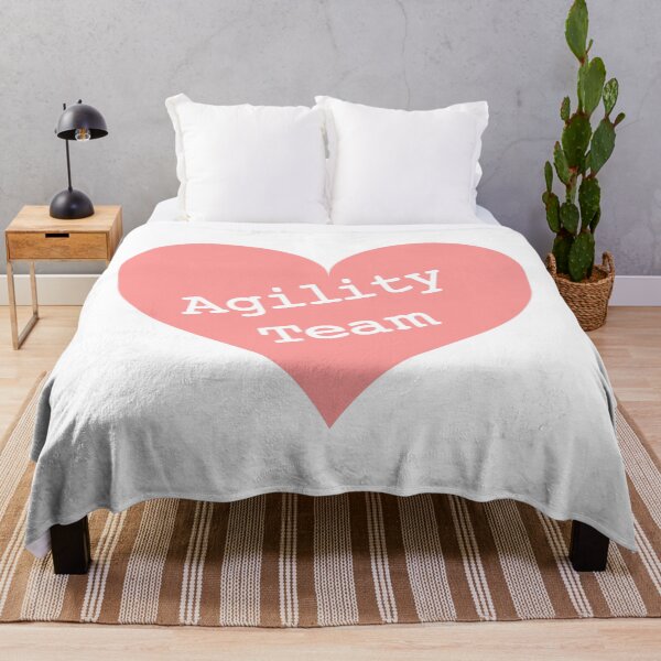 Aperçu de l'œuvre Agility team dans un coeur rose créée et vendue par PausePapote.