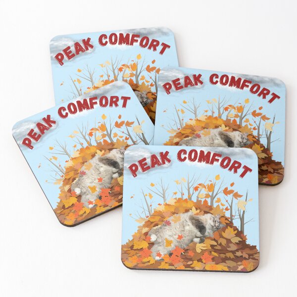 Item preview, Peak Comfort in Fall Cat designed and sold by Bevybites.