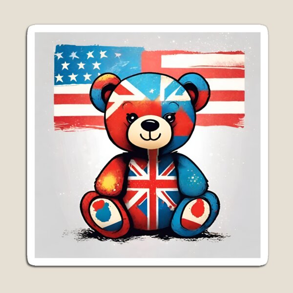 Item preview, flag teddy bearlover,teddy  designed and sold by Touchdao.