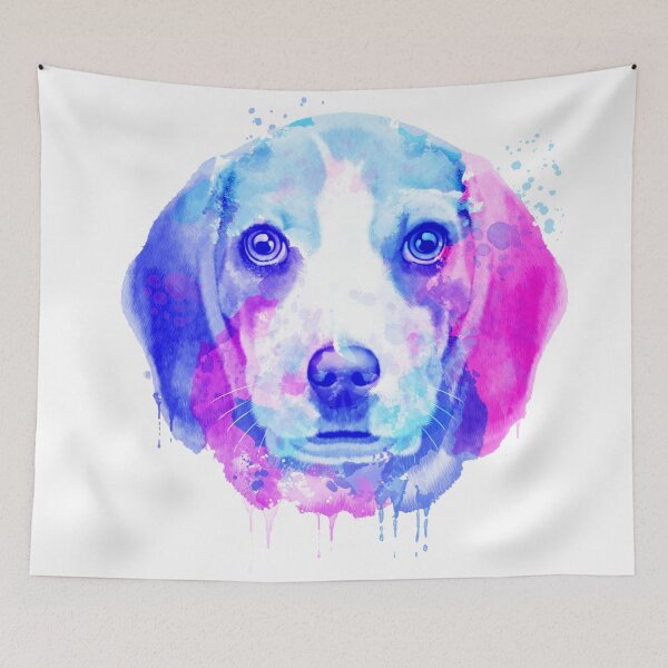 Aperçu de l'œuvre Aquarelle de Beagle, peinture de Beagle, portrait de Beagle, art de Beagle, illustration de Beagle créée et vendue par RomanDigitalArt.