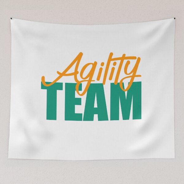 Item preview, Agility team in orange and sage green designed and sold by PausePapote.
