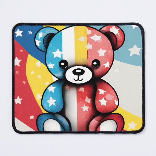 Item preview, teddy bearlove flag best seller top trend designed and sold by Touchdao.
