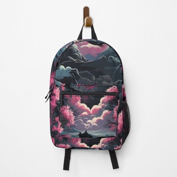 Item preview, Twilight Doves: Enchanting Scene in Pink Forest Haze designed and sold by YNOTTONYDESIGN.
