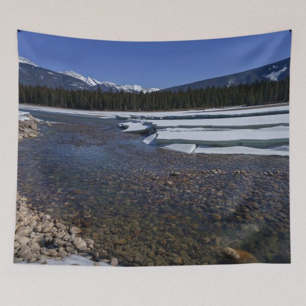 Item preview, Winter Along the Athabasca River designed and sold by rawshutterbug.