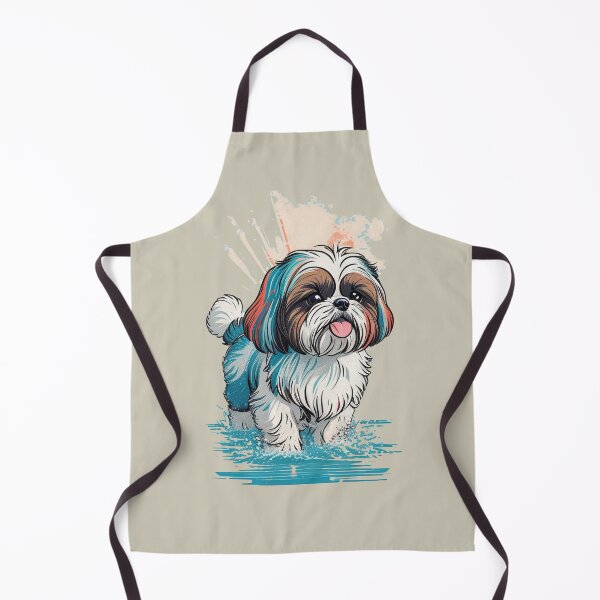 Item preview, Shih Tzu / Beach Day Dogs designed and sold by NarissArt.