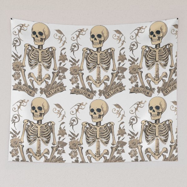Item preview, Vintage halloween skeleton t-shirt designed and sold by Sesame1195.