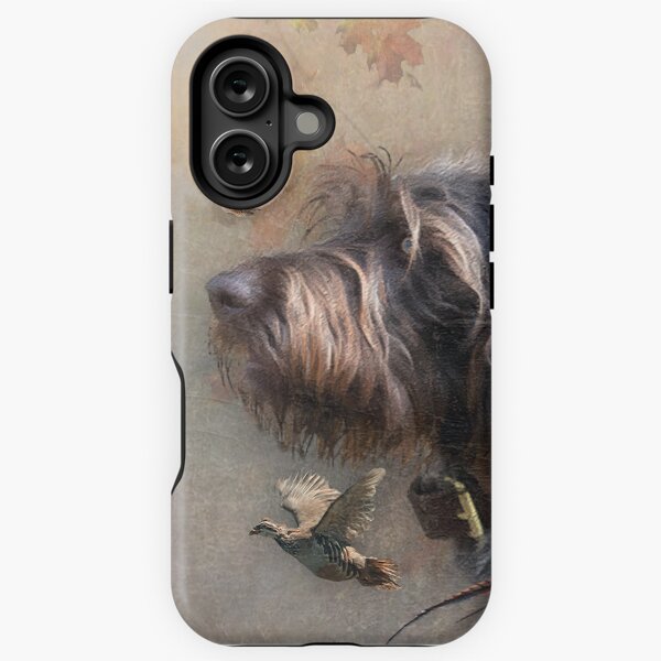 Vista previa del artículo con la obra «Braco alemán de pelo duro, perro de caza», diseñado y vendido por TammyHunterArt.
