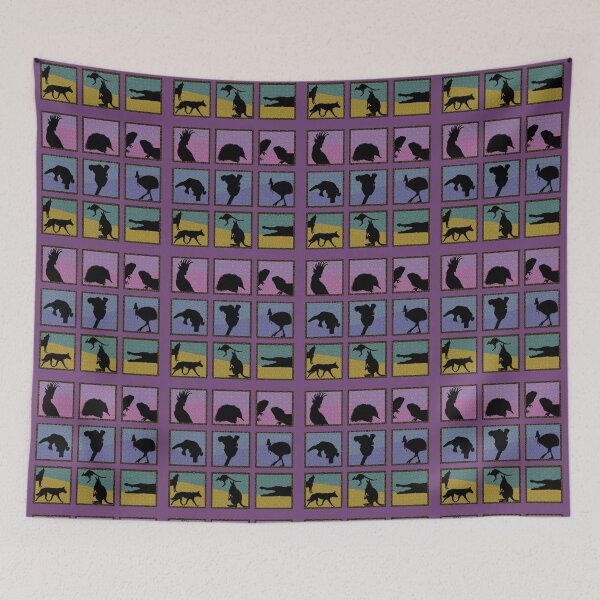 Item preview, Outback Silhouette Patchwork Design designed and sold by PeytonMadison.