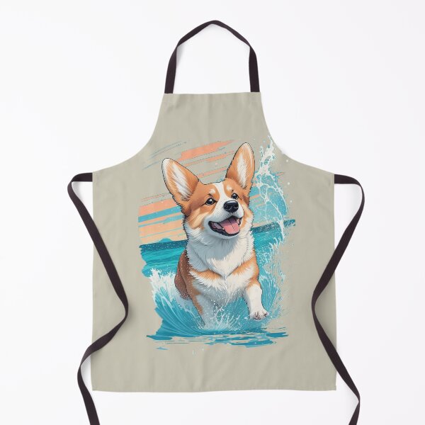 Item preview, Corgi / Beach Day Dogs designed and sold by NarissArt.