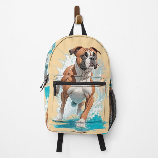 Item preview, Boxer / Beach Day Dogs designed and sold by NarissArt.