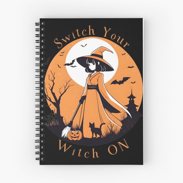 Item preview, Cute Halloween Anime Witch - Switch Your Witch On designed and sold by DevemDavam.