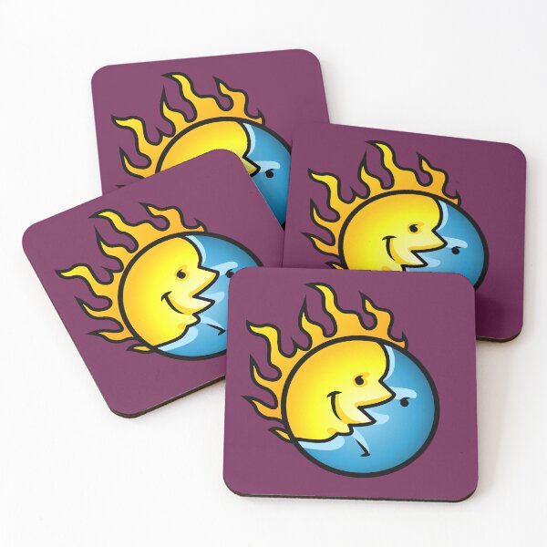 Item preview, Gamer Astrology Yellow Sun Moon Illustration designed and sold by JessicaAmber.