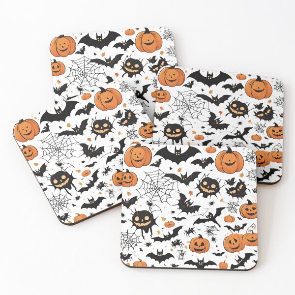 Item preview, Halloween Pumpkin Patch: Cobwebs, Spiders, and Bats designed and sold by StyleSketch.
