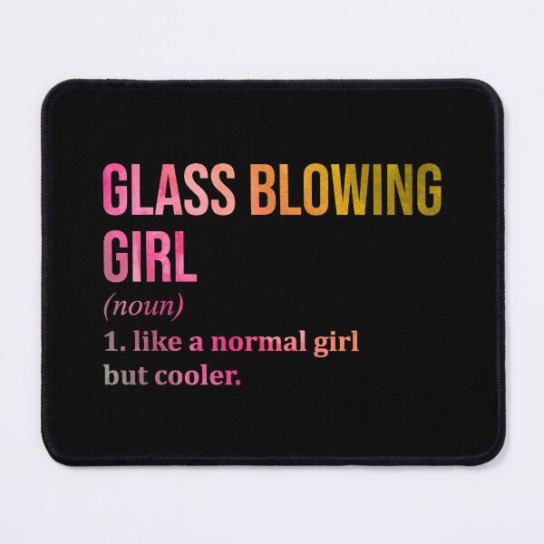 Item preview, Glass Blowing Girl Definition Glass Blower in Watercolor designed and sold by XCIV.