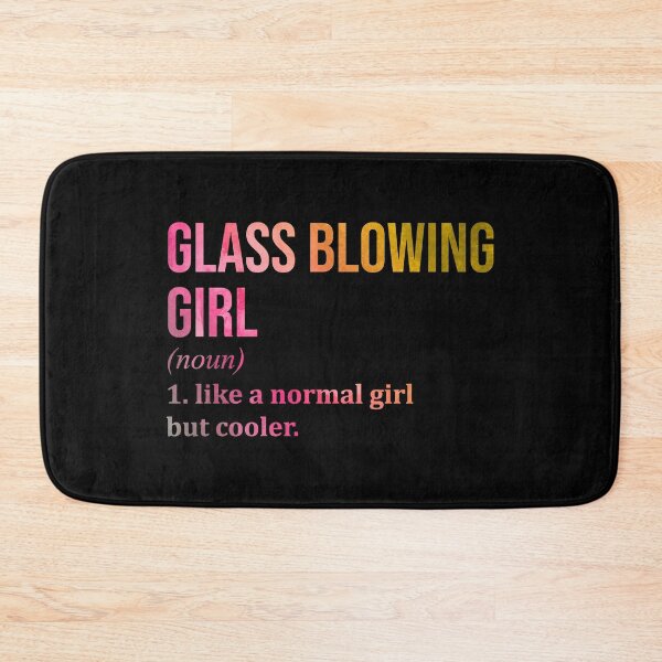 Item preview, Glass Blowing Girl Definition Glass Blower in Watercolor designed and sold by XCIV.