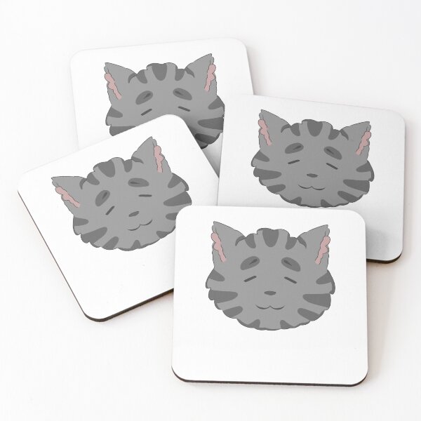 Item preview, cute cat chibi face designed and sold by somishii.