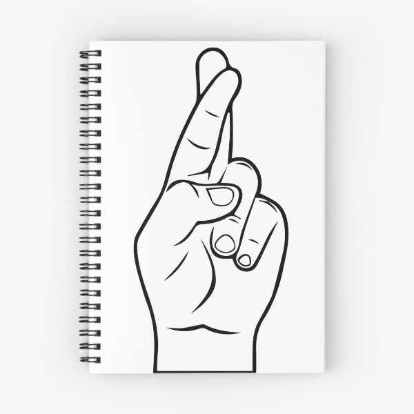 Item preview, profane hand symbol - Fingers Crossed designed and sold by bemenmaher.