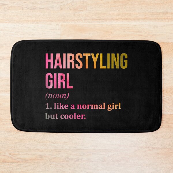 Artikelvorschau, Hairstyling Girl Definition Friseur in Aquarell entworfen und verkauft von XCIV.
