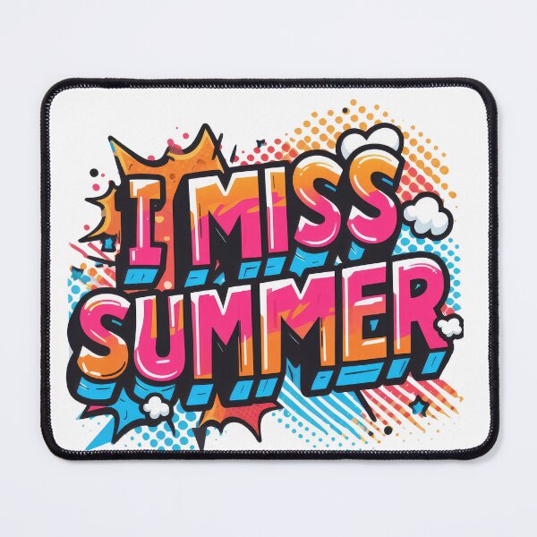 Item preview, Vintage Comic Style 'I Miss Summer' T-Shirt - Retro Pop Art Beach Vibes Graphic Tee for Summer Nostalgia Lovers designed and sold by BotTastic.