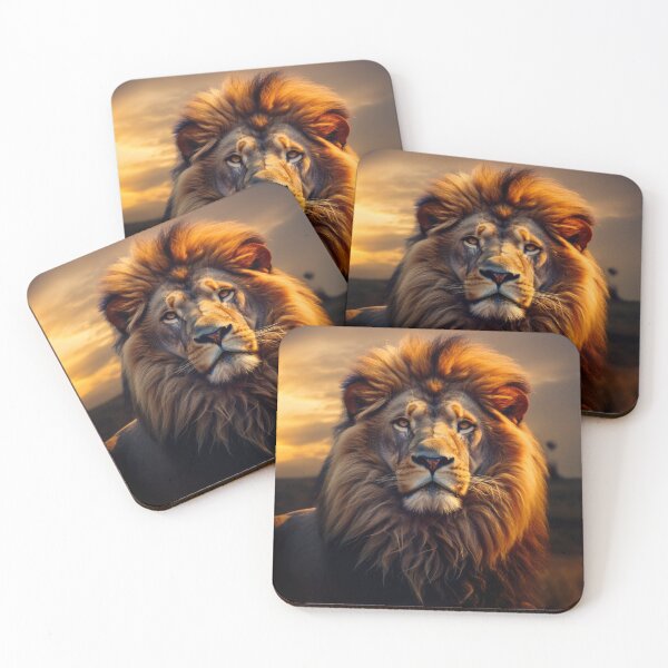 Item preview, Majestic Lion Face Art designed and sold by solrevolver.