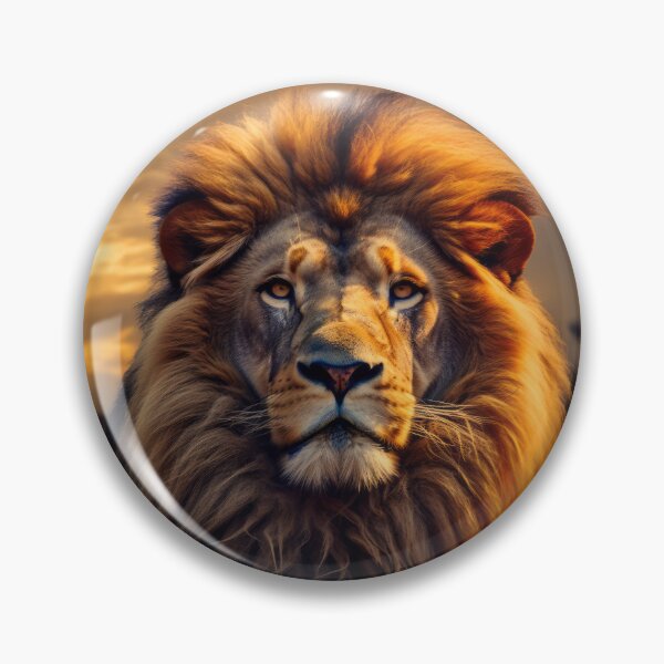 Item preview, Majestic Lion Face Art designed and sold by solrevolver.