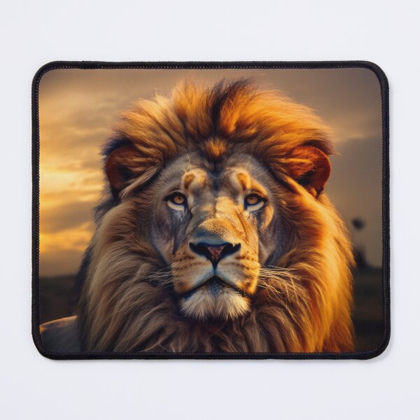 Item preview, Majestic Lion Face Art designed and sold by solrevolver.
